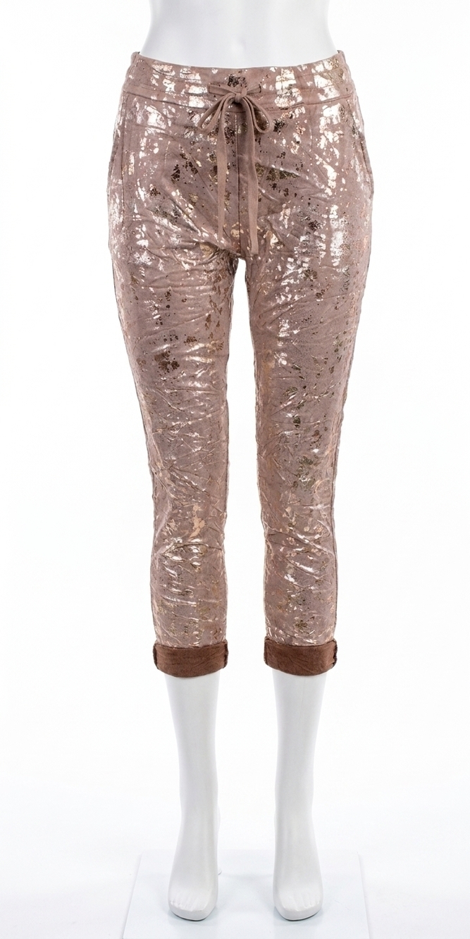 NEW GIGI MODA grazina tie-waist pants in taupe